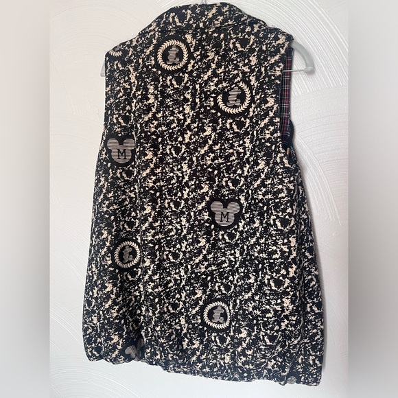 NWT Keke Linen Blend Disney Print Vest Women’s Size L - Picture 3 of 4